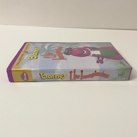 Vtg Barney L’île Imaginaire VHS Imagination Island FRENCH Clamshell - Picture 7 of 16